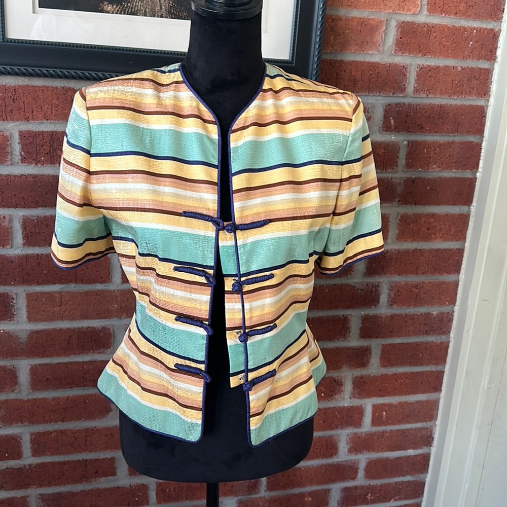 2 piece silk suit